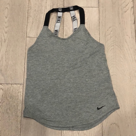 Nike Dri-Fit women’s grey workout tank top - Picture 1 of 3